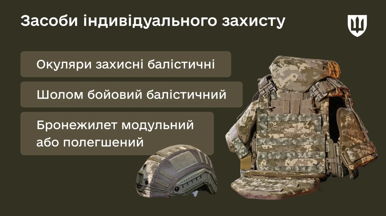 Що має отримати кожен військовий: Міноборони оприлюднило повний список спорядження